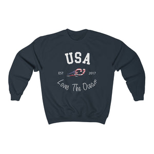 Loves The Ocean USA Limited Edition Unisex Crewneck Sweatshirt