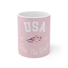 Load image into Gallery viewer, Loves The Ocean USA Limited Edition 11 oz / 15oz Ceramic Mug