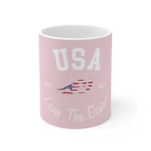 Loves The Ocean USA Limited Edition 11 oz / 15oz Ceramic Mug