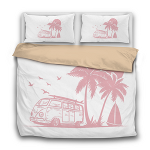 Loves The Ocean VW Rose Duvet Cover 3 Pcs Bedding Sets