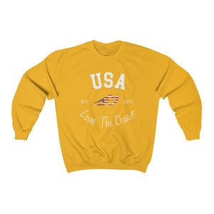 Loves The Ocean USA Limited Edition Unisex Crewneck Sweatshirt