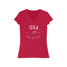 Load image into Gallery viewer, Loves The Ocean USA Limited Edition Women&#39;s V-Neck Tee