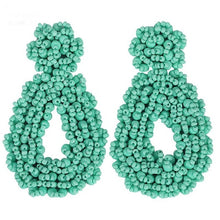 Load image into Gallery viewer, Summer Beaded Statement Earrings