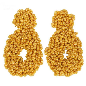 Summer Beaded Statement Earrings