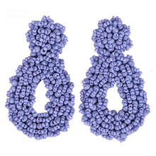 Load image into Gallery viewer, Summer Beaded Statement Earrings