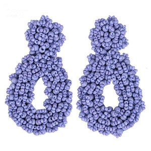 Summer Beaded Statement Earrings