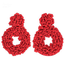 Load image into Gallery viewer, Summer Beaded Statement Earrings