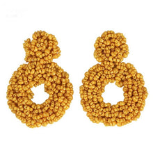 Load image into Gallery viewer, Summer Beaded Statement Earrings