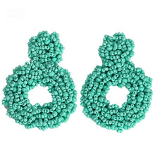 Load image into Gallery viewer, Summer Beaded Statement Earrings