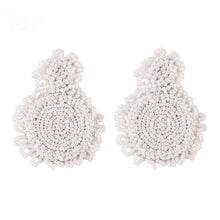 Load image into Gallery viewer, Summer Beaded Statement Earrings