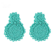 Load image into Gallery viewer, Summer Beaded Statement Earrings