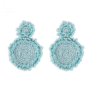 Summer Beaded Statement Earrings