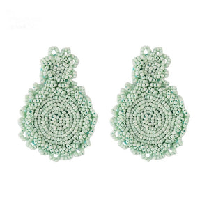 Summer Beaded Statement Earrings