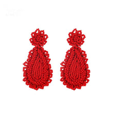 Load image into Gallery viewer, Summer Beaded Statement Earrings