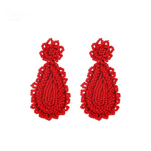 Summer Beaded Statement Earrings