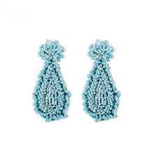 Load image into Gallery viewer, Summer Beaded Statement Earrings