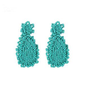 Summer Beaded Statement Earrings