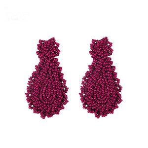 Summer Beaded Statement Earrings