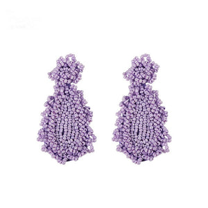 Summer Beaded Statement Earrings